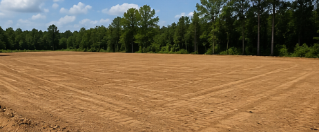 After: Finished house pad ready for construction in Shreveport area